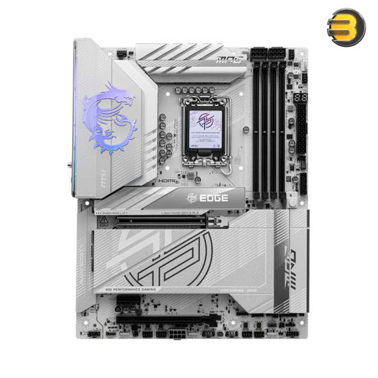 MSI MPG Z890 EDGE TI WIFI ATX motherboard with DDR5 support, Wi-Fi 7, PCIe 5.0 and 5G LAN