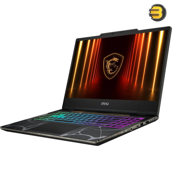 MSI Cyborg 15 B13WEKG 15.6" FHD 144Hz Gaming Laptop Translucent Black MSI Cyborg 15 B13WEKG gaming laptop in Translucent Black with 15.6-inch FHD 144Hz display, Core i7-13620H, RTX 5050 8GB GDDR7 and 4-zone RGB keyboard