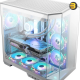 MSI MAG PANO 100L PZ White Mid-Tower Case — ABS/SPCC, 270° Panoramic Glass, ATX/mATX/ITX Support (Regular & Back-Connect), GPU up to 380mm, CPU Cooler 166mm, USB 3.2 Gen2x2 Type-C, 8 Slots, 3x 120/140mm Top Fans, 2x 2.5"/3.5" Bays MSI MAG PANO 100L PZ White Mid-Tower Case — ABS/SPCC, 270° Panoramic Glass, ATX/mATX/ITX Support (Regular & Back-Connect), GPU up to 380mm, CPU Cooler 166mm, USB 3.2 Gen2x2 Type-C, 8 Slots, 3x 120/140mm Top Fans, 2x 2.5"/3.5" Bays