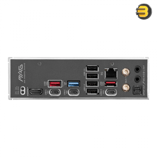 MSI MAG B850 TOMAHAWK MAX WIFI ATX motherboard with DDR5 support, Wi-Fi 7, 5G LAN and PCIe 5.0