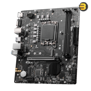 MSI PRO H610M-E DDR4 Motherboard, Micro-ATX - Supports Intel 12th