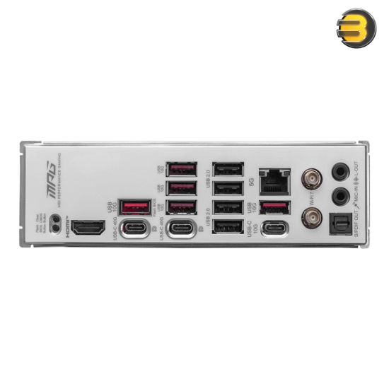 MSI MPG X870E EDGE TI WIFI ATX Motherboard AMD AM5 Socket AMD X870E Chipset — Supports Ryzen 9000/8000/7000 Series CPUs, 4x DDR5 DIMM up to 256GB DDR5-8400+ OC, PCIe 5.0 x16, 6x M.2 Slots (2x PCIe 5.0 x4), Realtek ALC4080 Audio, 5 GbE LAN, Wi-Fi 7, Blueto