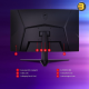 MSI Optix G32CQ4 E2 QHD 1500R Curvature 16:9 Aspect Ratio Non-Glare Super Narrow Bezel 1ms 2560 x 1440 170Hz Refresh Rate Tilt Adjustment AMD FreeSync 32"