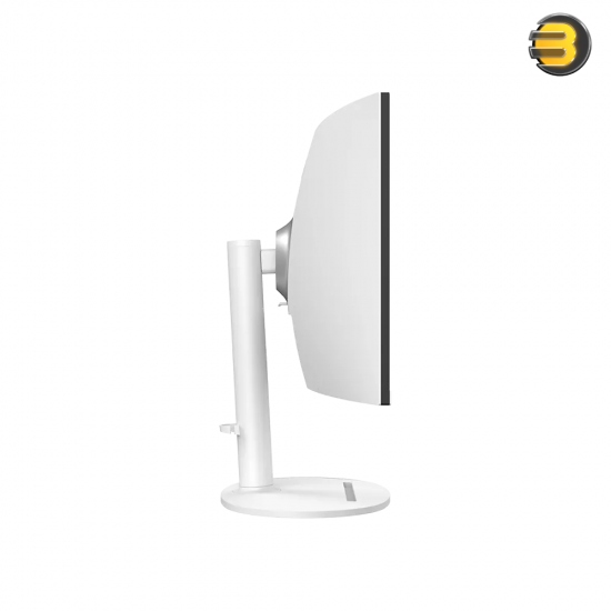 MSI Modern MD342CQPW 34 inch white UWQHD curved monitor with USB-C connectivity and ergonomic stand