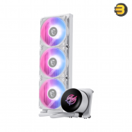 MSI MPG CoreLiquid P13 360 White Liquid CPU Cooler – 360 mm Radiator, 2.1-Inch IPS Screen, Triple 120 mm ARGB Gen2 Fans, Uni-Bracket Multi-Socket (LGA 1851/1700 & AM5/AM4)