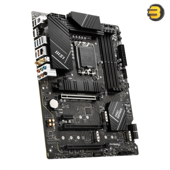 MSI PRO Z790-P WIFI ATX LGA1700 Intel Z790 Chipset — Supports 14th/13th/12th Gen Intel Core CPUs, DDR5 up to 7200 MHz (OC), PCIe 5.0 x16, 4x M.2 Gen4 NVMe, 6x SATA, Wi-Fi 6E, 2.5G LAN, USB Type-C 20Gbps, HDMI, DP, Enhanced Power Design, Commercial Pro Ser