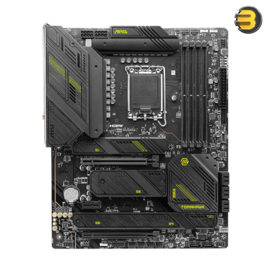 MSI MAG Z790 TOMAHAWK MAX WIFI LGA 1700 DDR5 — ATX 8x SATA 6G 4x M.2 Wi-Fi 7 Bluetooth 2.5Gbps LAN Motherboard