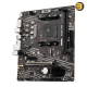 MSI B550M-A PRO Micro-ATX Motherboard AMD Socket AM4 AMD B550 Chipset — Supports Ryzen 5000/4000/3000 Series CPUs (excluding Ryzen 5 3400G & 3 3200G), 2x DDR4 Slots up to 64GB 4600 MHz (OC), PCIe 4.0 x16, 1x M.2 PCIe 4.0 Slot, 4x SATA 6Gb/s, Realtek A