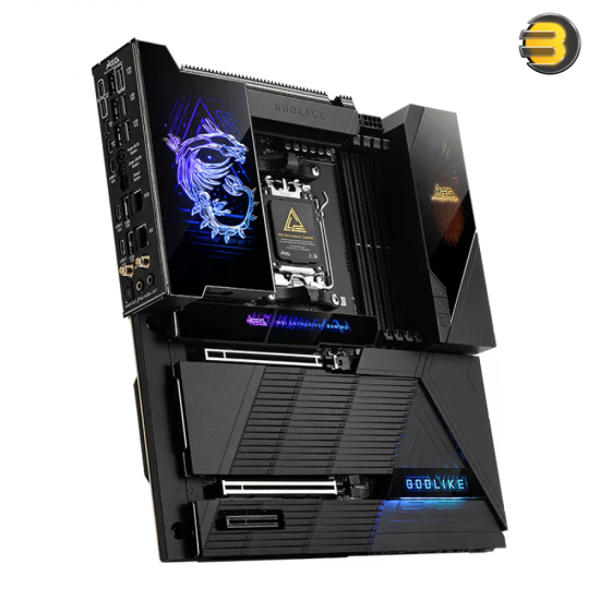 MSI MEG X870E GODLIKE E-ATX motherboard with DDR5 support, Wi-Fi 7, PCIe 5.0 and dual LAN