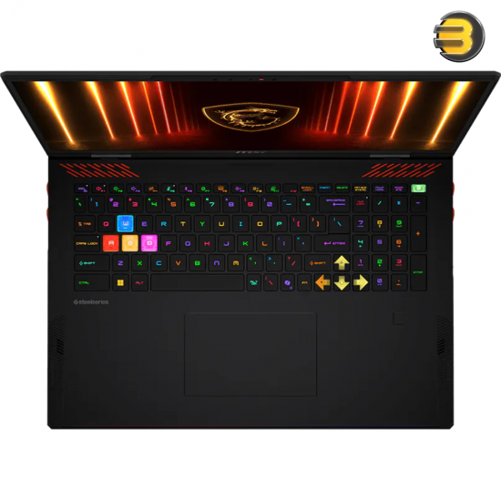 MSI Raider 18 HX AI A2XWJG 18" UHD+ 120Hz RTX 5090 Laptop with 64GB DDR5 Memory MSI Raider 18 HX AI A2XWJG gaming laptop with Intel Core Ultra 9 285HX, NVIDIA RTX 5090 24GB, 64GB DDR5 memory, 2TB PCIe Gen5 SSD and 18-inch UHD+ 120Hz Mini LED display