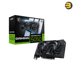 MSI GeForce RTX 5050 8G GAMING OC Graphics Card - 8GB GDDR6, TWIN FROZR 10, DLSS 4, Blackwell Architecture MSI GeForce RTX 5050 8G GAMING OC Graphics Card - 8GB GDDR6, TWIN FROZR 10, DLSS 4, Blackwell Architecture