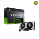 MSI GeForce RTX 5060 Ti 8G VENTUS 2X PLUS Graphics Card — NVIDIA Blackwell Architecture, 4608 CUDA Cores, 8GB GDDR6 128-bit Memory at 18 Gbps, Boost Clock up to 2565 MHz, PCIe Gen 5 x16 (x8), Dual-Fan STORMFORCE Cooling, 3x DisplayPort 2.1b, 1x HDMI 2.1b,