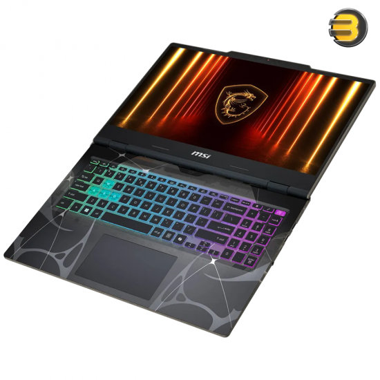 MSI Cyborg 15 B13WEKG 15.6" FHD 144Hz Gaming Laptop Translucent Black MSI Cyborg 15 B13WEKG gaming laptop in Translucent Black with 15.6-inch FHD 144Hz display, Core i7-13620H, RTX 5050 8GB GDDR7 and 4-zone RGB keyboard