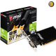 MSI GT 710 2GD3H LP – NVIDIA GeForce GT 710, 2GB DDR3, 64-bit, Low Profile Design, HDMI/DVI-D/VGA Outputs, HDCP Support, 19W Power Consumption, and DirectX 12 Compatibility for Compact and Efficient Computing