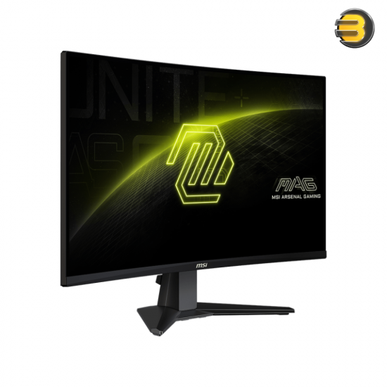 MSI MAG 276CXF – 27 Inch FHD 280Hz Curved Rapid VA Gaming Monitor, 1500R, 300 nits, 4000:1, 0.5ms, HDR Ready, Adaptive-Sync, DP 1.4a & 2x HDMI 2.0b, Frameless, Anti-Glare