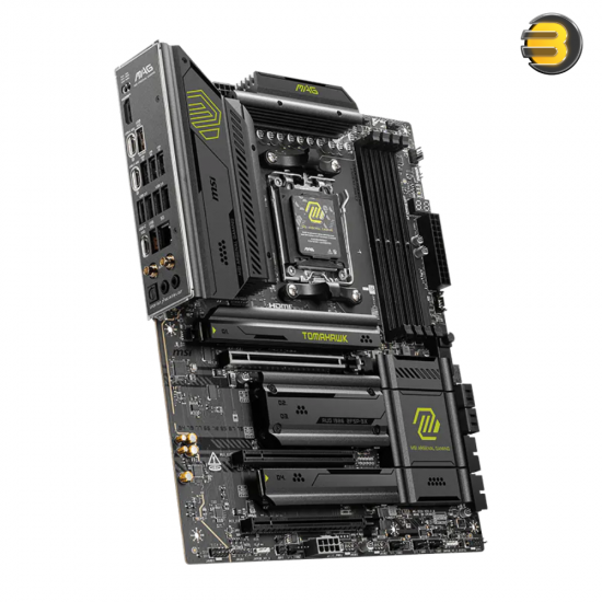 MSI MAG X870E TOMAHAWK WIFI ATX motherboard with DDR5 support, Wi-Fi 7, PCIe 5.0 and 5G LAN