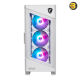 MSI MPG VELOX 100R White Mid-Tower PC Case — Supports E-ATX/ATX/Micro-ATX/Mini-ITX Motherboards, Tempered Glass Side Panel, 4x 120mm ARGB Fans Included, Up to 380mm GPU Length, 175mm CPU Cooler Height, USB 3.2 Gen 2x2 Type-C, ARGB Lighting MSI MPG VELOX 100R White Mid-Tower PC Case — Supports E-ATX/ATX/Micro-ATX/Mini-ITX Motherboards, Tempered Glass Side Panel, 4x 120mm ARGB Fans Included, Up to 380mm GPU Length, 175mm CPU Cooler Height, USB 3.2 Gen 2x2 Type-C, ARGB Lighting