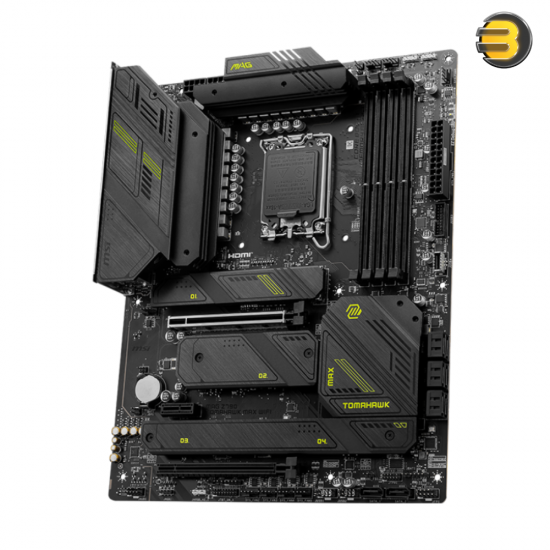 MSI MAG Z790 TOMAHAWK MAX WIFI LGA 1700 DDR5 — ATX 8x SATA 6G 4x M.2 Wi-Fi 7 Bluetooth 2.5Gbps LAN Motherboard