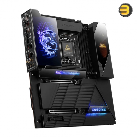MSI MEG Z890 GODLIKE E-ATX motherboard with DDR5 support, Wi-Fi 7, PCIe 5.0 and 10G LAN