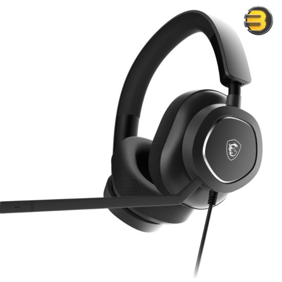 MSI MAESTRO 300 Wired Gaming Headset 40mm Neodymium Drivers USB-C / USB-A Multi-Platform