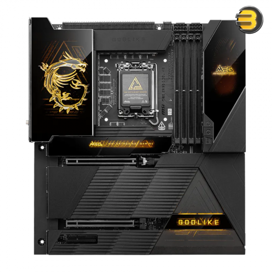 MSI MEG Z890 GODLIKE E-ATX motherboard with DDR5 support, Wi-Fi 7, PCIe 5.0 and 10G LAN