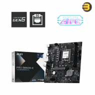 MSI PRO B860M-E Intel LGA 1851 Micro-ATX Motherboard - DDR5, PCIe 5.0 M.2, 5G LAN, Front USB-C