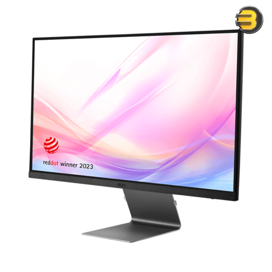 MSI Modern MD271UL, 27" Monitor, 3840 x 2160 (UHD), IPS, 60 Hz, 4ms, HDMI, DP Port, USB C, Tilt, Silver