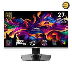 MSI MAG 272QP QD-OLED X50 27″ WQHD (2560×1440) QD-OLED Gaming Monitor – 500Hz, 0.03 ms, FreeSync Premium Pro & DisplayHDR True Black 500 MSI MAG 272QP QD-OLED X50 27″ WQHD (2560×1440) QD-OLED Gaming Monitor – 500Hz, 0.03 ms, FreeSync Premium Pro & DisplayHDR True Black 500