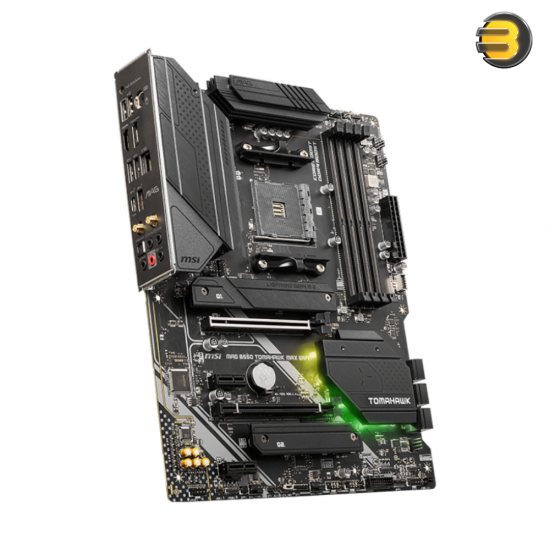 MSI MAG B550 Tomahawk MAX WiFi Gaming Motherboard — AMD Ryzen 5000 series, AM4, DDR4, PCIe 4.0, SATA 6Gb/s, M.2, USB 3.2 Gen 2, HDMI/DP, Wi-Fi 6E, Bluetooth 5.2, 2.5Gbps LAN, ATX