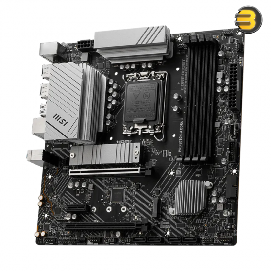 MSI PRO B760M-A DDR4 II micro-ATX motherboard with DDR4 memory support and PCIe 4.0