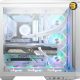 MSI MAG PANO 100L PZ White Mid-Tower Case — ABS/SPCC, 270° Panoramic Glass, ATX/mATX/ITX Support (Regular & Back-Connect), GPU up to 380mm, CPU Cooler 166mm, USB 3.2 Gen2x2 Type-C, 8 Slots, 3x 120/140mm Top Fans, 2x 2.5"/3.5" Bays MSI MAG PANO 100L PZ White Mid-Tower Case — ABS/SPCC, 270° Panoramic Glass, ATX/mATX/ITX Support (Regular & Back-Connect), GPU up to 380mm, CPU Cooler 166mm, USB 3.2 Gen2x2 Type-C, 8 Slots, 3x 120/140mm Top Fans, 2x 2.5"/3.5" Bays