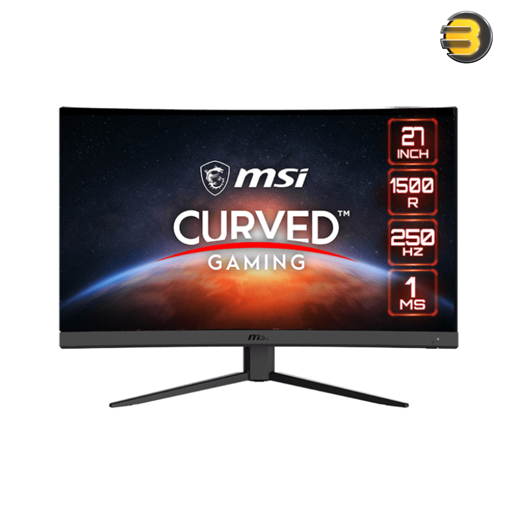 MSI G27C4X 27 Curved Gaming Monitor — 1500R 1920 x 1080 VA Panel