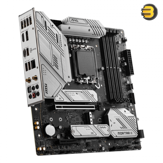 MSI MAG B760M Mortar WiFi II DDR5 Motherboard — Micro-ATX , Supports Intel 14th/13th/12th Gen Core Processors, LGA 1700, DDR5 Memory Boost 7800+MHz/OC, PCIe 5.0 x16, M.2 Gen4, Wi-Fi 6E