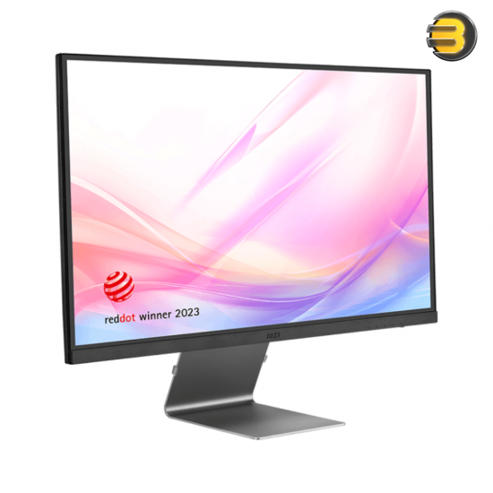 MSI Modern MD271UL, 27" Monitor, 3840 x 2160 (UHD), IPS, 60 Hz, 4ms, HDMI, DP Port, USB C, Tilt, Silver