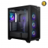 MSI MPG GUNGNIR 300R AIRFLOW Mid-Tower PC Case — Supports E-ATX/ATX/Micro-ATX/Mini-ITX, Up to 360mm GPU, 175mm CPU Cooler Height, 10 Fan Mounts with 4x 120mm ARGB PWM Fans Included, Dual 360mm Radiator Support, USB 3.2 Gen 2x2 Type-C, Tempered Glass