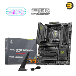 MSI MAG X870E TOMAHAWK WIFI AMD AM5 ATX Motherboard - DDR5, Wi-Fi 7, PCIe 5.0, 5G LAN, USB4 MSI MAG X870E TOMAHAWK WIFI AMD AM5 ATX Motherboard - DDR5, Wi-Fi 7, PCIe 5.0, 5G LAN, USB4