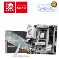 MSI B850M GAMING PLUS WIFI6E M-ATX AM5 Motherboard AMD B850 Chipset — Supports Ryzen 9000/8000/7000 Series, DDR5 up to 8200+ MT/s OC, PCIe 5.0 x16 with Steel Armor