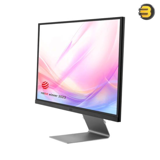 MSI Modern MD271UL, 27" Monitor, 3840 x 2160 (UHD), IPS, 60 Hz, 4ms, HDMI, DP Port, USB C, Tilt, Silver