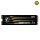 MSI SPATIUM M480 PRO 1TB PCIe 4.0 NVMe M.2 – NVMe 1.4, PCIe Gen4x4, Up to 7400MB/s Read, 6000MB/s Write, 3000 TBW, 1TB–4TB, M.2 2280 – Ideal for Desktop & Notebook