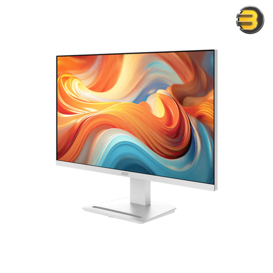 MSI PRO MP273W E14A 27 inch FHD IPS monitor with ergonomic stand and built-in speakers