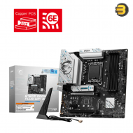MSI B760M GAMING PLUS WIFI DDR4 Intel LGA 1700 Micro-ATX Motherboard - DDR4, PCIe 4.0, Dual M.2, Wi-Fi 6E, 2.5G LAN