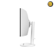 MSI Modern MD342CQPW 34 inch white UWQHD curved monitor with USB-C connectivity and ergonomic stand