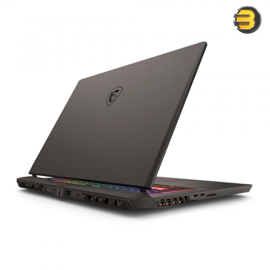 MSI Vector 17 HX AI A2XWJG-204EG gaming laptop in Cosmos Gray with 17-inch QHD+ 240Hz display, Intel Core Ultra 9 275HX, RTX 5090 24GB GDDR7 and Thunderbolt 5 ports
