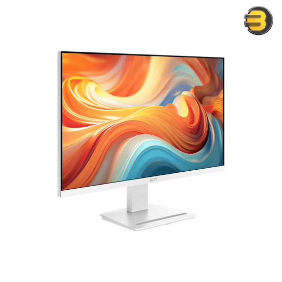 MSI PRO MP273W E14A 27 inch FHD IPS monitor with ergonomic stand and built-in speakers