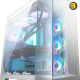 MSI MAG PANO 100L PZ White Mid-Tower Case — ABS/SPCC, 270° Panoramic Glass, ATX/mATX/ITX Support (Regular & Back-Connect), GPU up to 380mm, CPU Cooler 166mm, USB 3.2 Gen2x2 Type-C, 8 Slots, 3x 120/140mm Top Fans, 2x 2.5"/3.5" Bays MSI MAG PANO 100L PZ White Mid-Tower Case — ABS/SPCC, 270° Panoramic Glass, ATX/mATX/ITX Support (Regular & Back-Connect), GPU up to 380mm, CPU Cooler 166mm, USB 3.2 Gen2x2 Type-C, 8 Slots, 3x 120/140mm Top Fans, 2x 2.5"/3.5" Bays