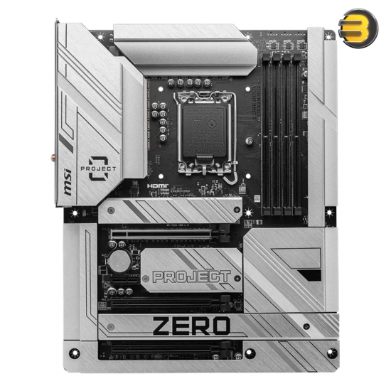 MSI Z790 PROJECT ZERO ATX motherboard with back-connect design, DDR5 support, Wi-Fi 7 and PCIe 5.0