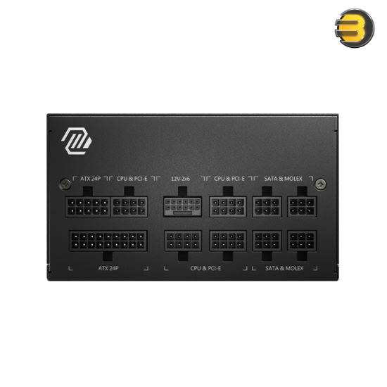 MSI MAG A750GL PCIE5 750W Power Supply — ATX 3.1 Full Modular, 80 PLUS Gold Efficiency, Native PCIe 5.1 16-pin Cable (450W), Supports NVIDIA GeForce RTX 40 Series, 120mm Fluid Dynamic Bearing Fan, Multiple Protection Features MSI MAG A750GL PCIE5 750W Power Supply — ATX 3.1 Full Modular, 80 PLUS Gold Efficiency, Native PCIe 5.1 16-pin Cable (450W), Supports NVIDIA GeForce RTX 40 Series, 120mm Fluid Dynamic Bearing Fan, Multiple Protection Features