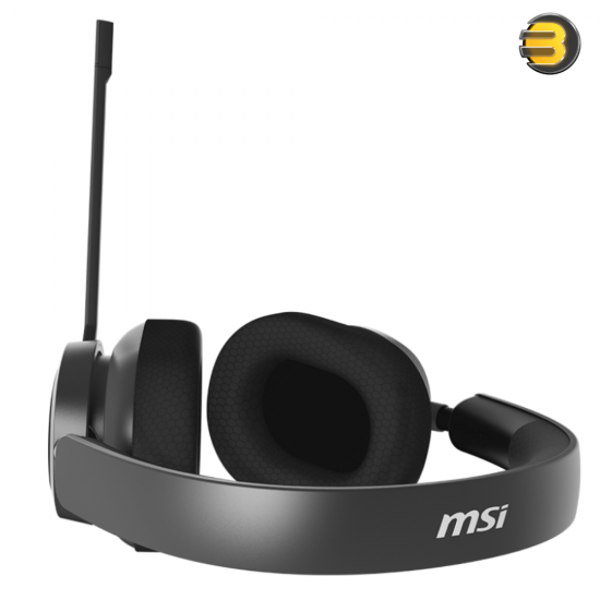 MSI MAESTRO 300 Wired Gaming Headset 40mm Neodymium Drivers USB-C / USB-A Multi-Platform