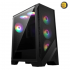 MSI MAG FORGE 120A AIRFLOW Mid-Tower PC Case — Supports ATX/Micro-ATX/Mini-ITX, Mesh Front Panel, 6 Pre-installed ARGB Fans (3 Front, 2 Top, 1 Rear), USB 3.2 Gen 1 x2, Tempered Glass Side Panel, 330mm Max GPU, 160mm CPU Cooler Height, 7 Expansion Slots