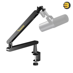 MAONO BA92 Microphone Suspension Boom Arm Stand – Sturdy Build, Adjustable, 2kg Load Capacity, Universal Compatibility